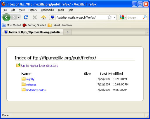 Firefox Ftp -  3