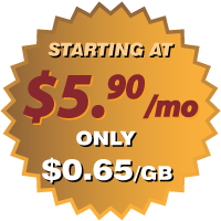 ftp hosting price from $0.65/GB